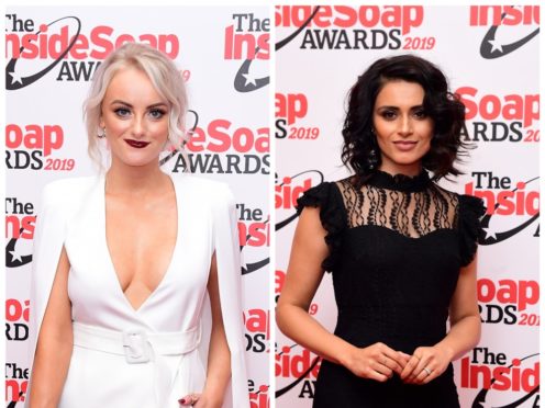 Katie McGlynn and Bhavna Limbachia (PA)