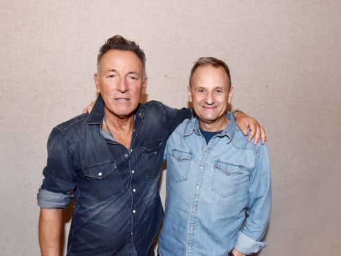 Bruce Springsteen and Mark Radcliffe (BBC/PA)