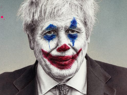 Boris Johnson as The Joker (James Mylne/PA)