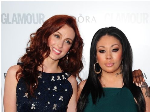 Original Sugababes Siobhan Donaghy, Mutya Buena and Keisha Buchanan, alongside the second line-up Jade Ewen, Amelle Berrabah and Heidi Range (PA)