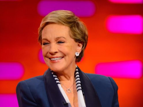 Dame Julie Andrews recording The Graham Norton Show (Dominic Lipinski/PA)