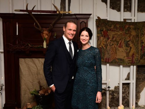 Sam Heughan and Caitriona Balfe both praised the dedication of their fans (Ian West/PA)