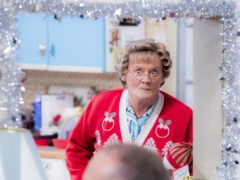 Brendan O’Carroll as Mrs Brown in the Mrs Brown’s Boys Christmas and New Year Special 2016 (BBC/PA)