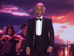 Andrea Bocelli on stage (Angeles Rodenas/PA)