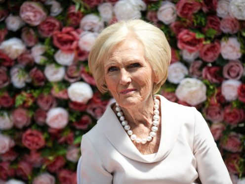 Mary Berry’s choices did not please her parents (Matt Alexander/PA)