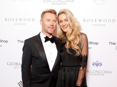 Ronan Keating and Storm (David Parry/PA)