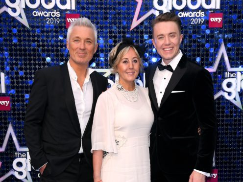 Martin and Shirlie Kemp with son Roman (Scott Garfitt/PA)