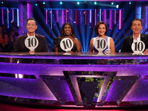 Strictly judges Craig Revel Horwood, Motsi Mabuse, Shirley Ballas and Bruno Tonioli (Kieron McCarron/BBC)