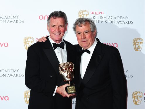 Sir Michael Palin with Terry Jones (Ian West/PA)