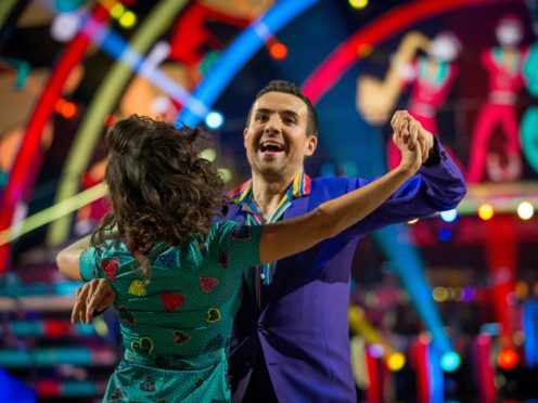 Will Bayley in Strictly Come Dancing with professional partner Janette Manrara (Guy Levy/BBC/PA)