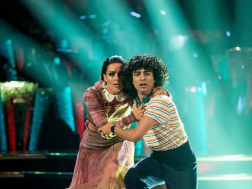 Karim Zeroual and Amy Dowden on Strictly Come Dancing (Guy Levy/BBC)