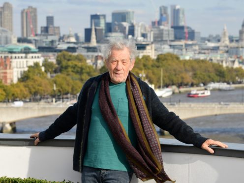 Ian McKellen will next be seen starring opposite Dame Helen Mirren in The Good Liar (Ian West/PA)