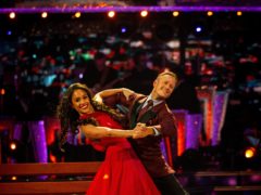 Alex Scott dancing with Kevin Clifton (Guy Levy/BBC/PA)