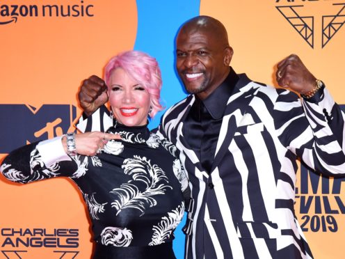 Rebecca King-Crews and Terry Crews attending the MTV Europe Music Awards 2019, held at the FIBES Conference & Exhibition Centre of Seville, Spain (Ian West/PA)