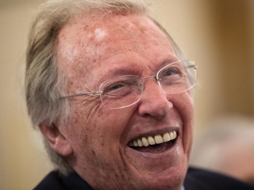 Veteran entertainer Tommy Steele at a lunch event at the Lansdowne Club in Mayfair, central London, where he was being presented with a British Music Hall Society Lifetime Achievement Award. (Victoria Jones/PA)