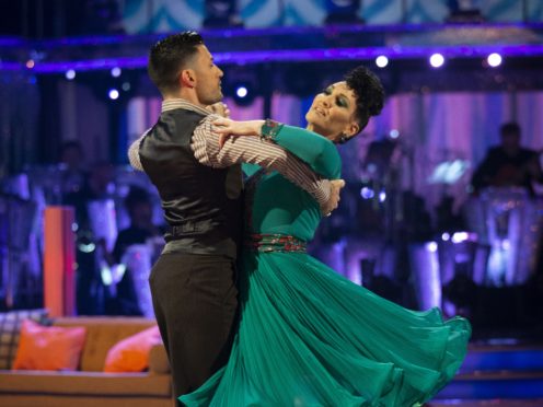 Giovanni Pernice and Michelle Visage on Strictly Come Dancing (Guy Levy/PA)