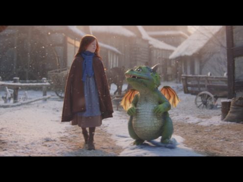 Excitable Edgar in the John Lewis Christmas advert (John Lewis & Partners/PA)