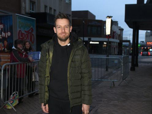 Chris Ramsey arrives at Blackpool Tower Ballroom ahead of this weekend’s Strictly Come Dancing show (Dave Nelson/PA)