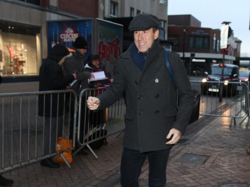 Anton Du Beke arrives at Blackpool Tower Ballroom (Dave Nelson/PA)