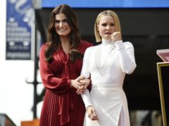Frozen 2 stars Kristen Bell and Idina Menzel have been honoured with stars on the Hollywood Walk Of Fame (Chris Pizzello/Invision/AP)