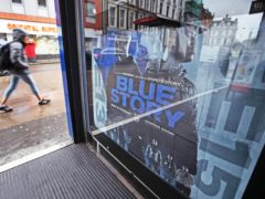 A poster advertising the film Blue Story at an Odeon cinema in London (Yui Mok/PA)