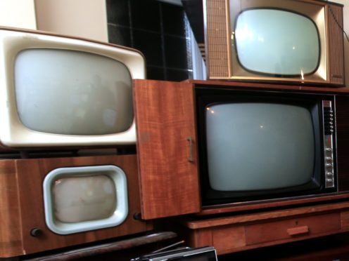 Some vintage televisions (Jonathan Brady/PA)