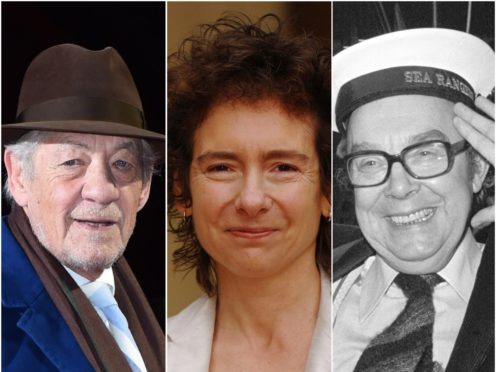 Lancashire cultural figures Sir Ian McKellen, Jeanette Winterson and the late Eric Morecambe (Matt Crossick/Fiona Hanson/PA)