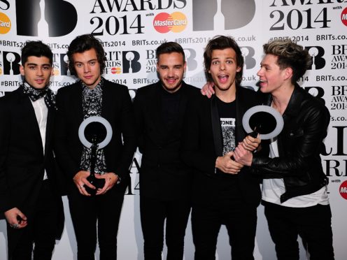 Zayn Malik, Harry Styles, Liam Payne, Louis Tomlinson and Niall Horan (Ian West/PA)