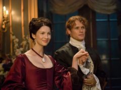 Outlander stars Caitriona Balfe as Claire Randall and Sam Heughan as Jamie Fraser (Starz/Sony Pictures Television/PA)
