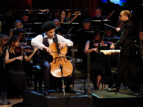 Cellist Sheku Kanneh-Mason, who has been honoured with an MBE (Mark Allan/BBC/PA)