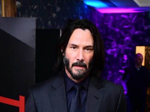 Fans have been given a most excellent first look at Keanu Reeves and Alex Winter in Bill & Ted Face The Music (Ian West/PA)