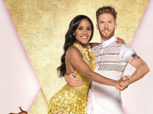 Alex Scott with her dance partner Neil Jones (Ray Burmiston/BBC)