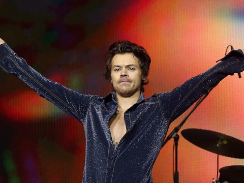 Harry Styles performs on stage during day one of Capital’s Jingle Bell Ball (Isabel Infantes)