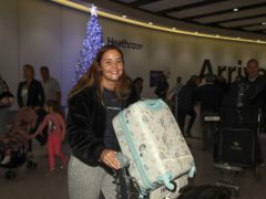 I’m A Celebrity … Get Me Out Of Here! winner Jacqueline Jossa arrives back at Heathrow Airport (Steve Parsons/PA)