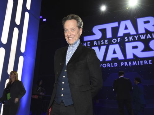 Richard E Grant has revealed security around the plot of the latest Star Wars film was so tight he did not tell his wife or daughter the name of his character (AP Photo/Chris Pizzello)