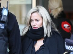 Caroline Flack leaves Highbury Corner Magistrates’ Court (Jonathan Brady/PA)