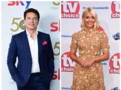 John Barrowman and Holly Willoughby (PA)