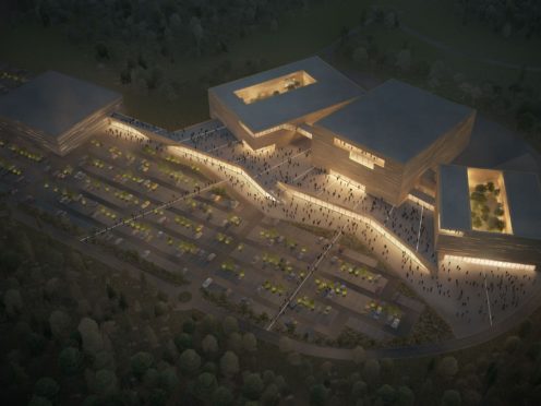A CGI image of how the arena would look at night (Lothian Leisure Development/PA)