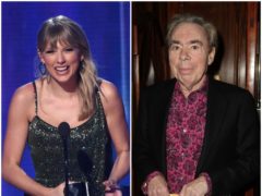 Taylor Swift and Andrew Lloyd Webber (PA)