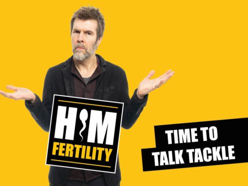 Comedian Rhod Gilbert is to front a national campaign aimed at raising awareness of male infertility (campaign handout/PA)