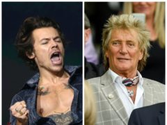 Harry Styles and Sir Rod Stewart (PA)
