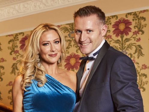 Faye Tozer and her husband Michael Smith met in Newcastle (Hello! magazine/PA)