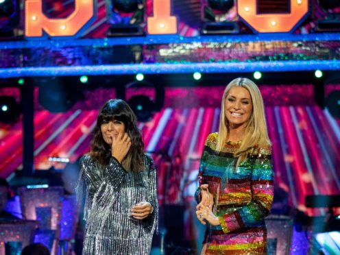 Claudia Winkleman and Tess Daly on Strictly Come Dancing (Guy Levy/BBC/PA)