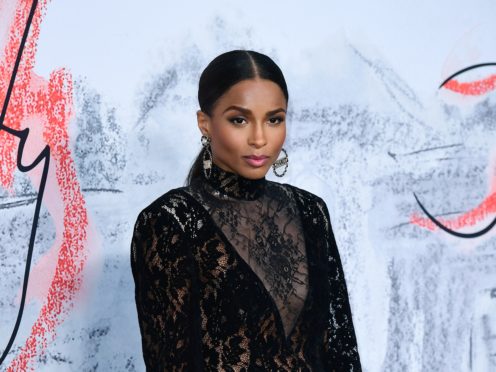 Ciara unveils baby news with bikini photo (Ian West/PA)