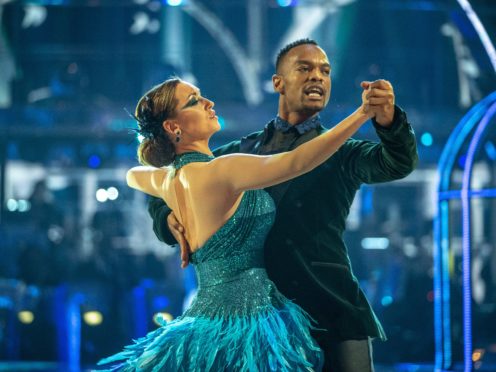 Catherine Tyldesley and Johannes Radebe on Strictly Come Dancing (Guy Levy/BBC/PA)