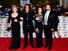 Kelly Osbourne, Ozzy Osbourne, Sharon Osbourne and Jack Osbourne (Ian West/PA)