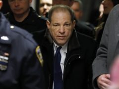 Harvey Weinstein leaves court during his rape trial (AP/Richard Drew)