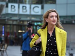 Presenter Victoria Derbyshire leaves BBC Broadcasting House (Yui Mok/PA)