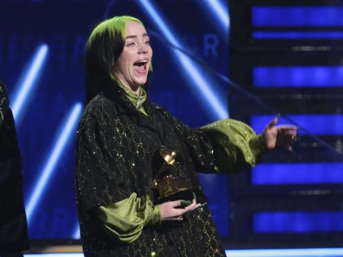 Billie Eilish enjoyed a stunning night of success at the 62nd Grammy Awards, sweeping the big four categories for five wins in total (Matt Sayles/Invision/AP)