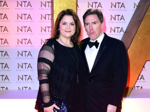 Ruth Jones and Rob Brydon (Ian West/PA)